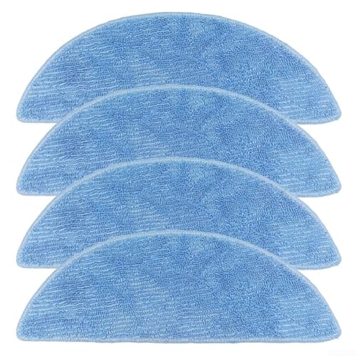4 Stück Mikrofaser-Wischtuch für Pads, Ersatz-Mopp-Tücher, passend für Yedi Y1 Pro Plus Roboter-Staubsauger, waschbarer Wischmopp für Pads (4 Stück) von Donkivvy