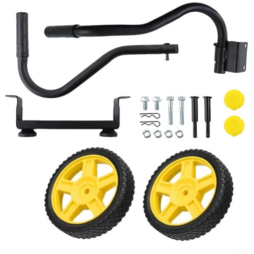 40065 Generator-Rad-Set passend für Champion 2800–4750 Watt 3000–5500 Watt Generatoren mit klappbarem Griff und nie flachen Reifen von Donkivvy