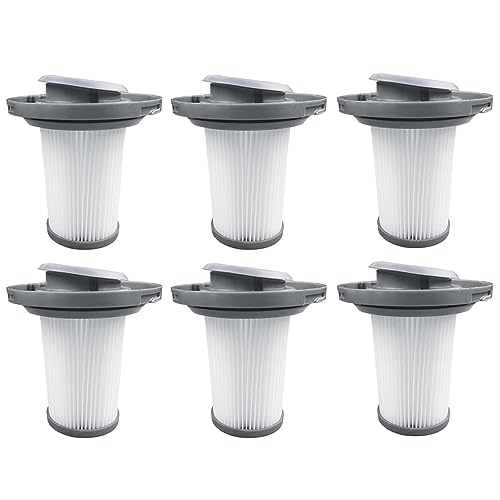 6 Stück ZR009005 HEPA-Filter Ersatzfilter für X-Force Flex 8.60 RH9611 RH9637 schnurlose Staubsauger von Donkivvy