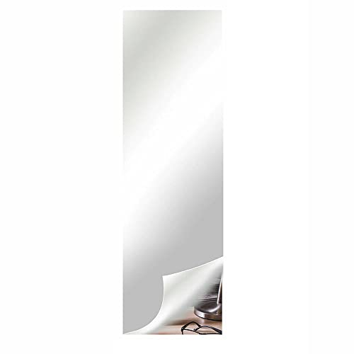 Donkivvy Acryl-Spiegelfliesen, 50 x 200 cm, Spiegel-Wandaufkleber, selbstklebende Spiegelblätter, dekorativer Aufkleber, abnehmbar, für DIY-Wohnkultur von Donkivvy