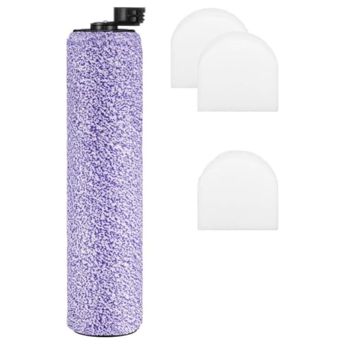 Donkivvy Bürstenrolle und Schaumstofffilter, kompatibel mit für Shark WD101 WD201 für HydroVac XL 3-in-1 Staubsaugerteilen von Donkivvy