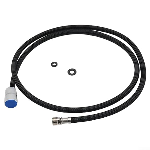 Donkivvy Küchenbrause Ersatz-Schlauch Küchen-Ersatzbrauseschlauch M15/1 x 1/2" Konusmutter x 150 cm - Nylon für Armaturen mit herausziehbarer Brause Nylon von Donkivvy