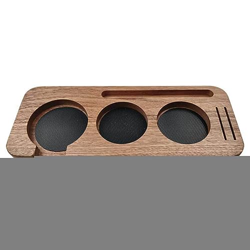 Donkivvy Tamper Station aus Holz – Espresso-Tamperstation – Holz-Kaffeefilter-Tamperhalter, Siebträger-Ständer, 3 Löcher für 58 mm von Donkivvy