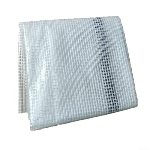 Ersatzabdeckung für Gewächshaus mit 4 Ebenen, verstärktes Gewächshaus, grüne PE-Abdeckung mit aufrollbarer Reißverschlusstür, 69 x 49 x 158 cm (weiß) von Donkivvy