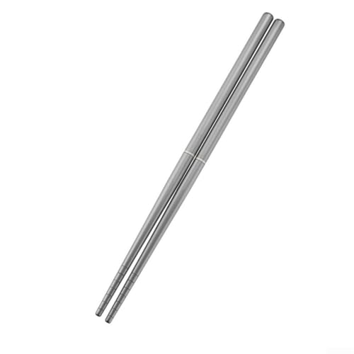 Faltbare, leichte Titan-Essstäbchen, geeignet für Camping, Picknick, Reisen, einfach zu tragen von Donkivvy