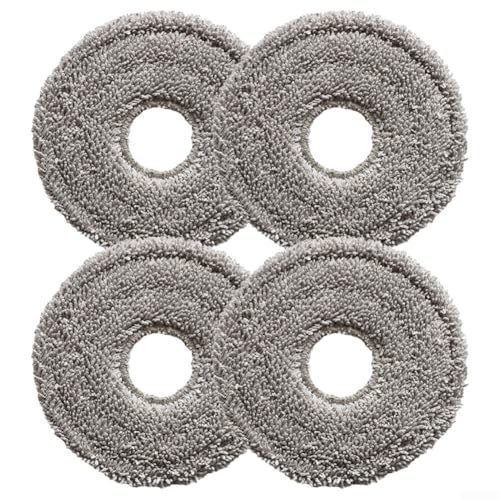 Mikrofaser-Wischmopp-Pads, Ersatz-Mopptuch passend für Cecotec für Conga 15090 16090 AI SpinArm Home&Wash Roboter-Staubsauger (4 Stück) von Donkivvy