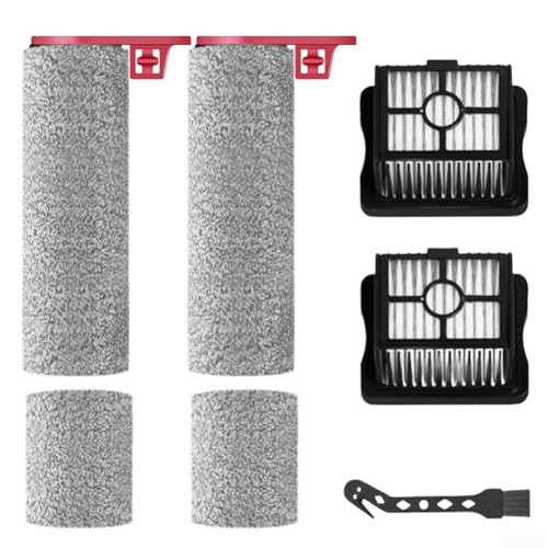 Rollenbürste und HEPA-Filter-Set passend für EUREKA RapidWash NEW730 NEW730BK Nass- und Trockensauger – inklusive 2 Bürstenrollen, 2 HEPA-Filter, 1 Reinigungsbürste von Donkivvy