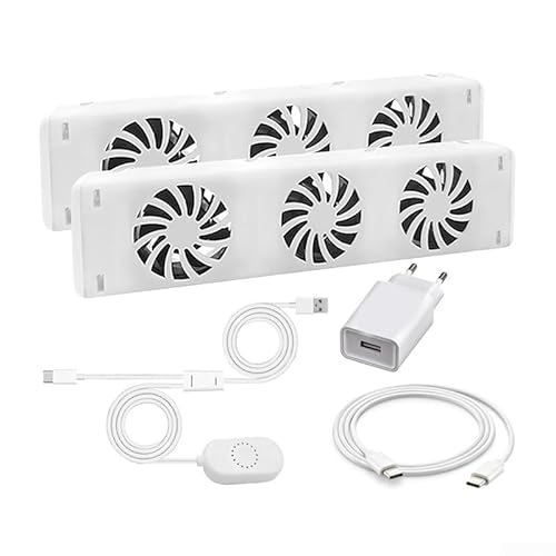 Smartes Heizkörper Ventilator - Langlebiger Heizungsventilator für Unterheizungen und Heizkörper - Zum Sparen Von Energie Und Heizkosten 30 CFM/51 M³/h(MXRV-S02 (Duo Set)) von Donkivvy