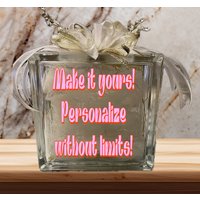 Glasstein Nachtlicht von DonnasKreationStore