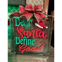 Lieber Weihnachtsmann Definiere Good Glasstein Lieber Weihnachtsmann Definiere Good Glasstein von DonnasKreationStore