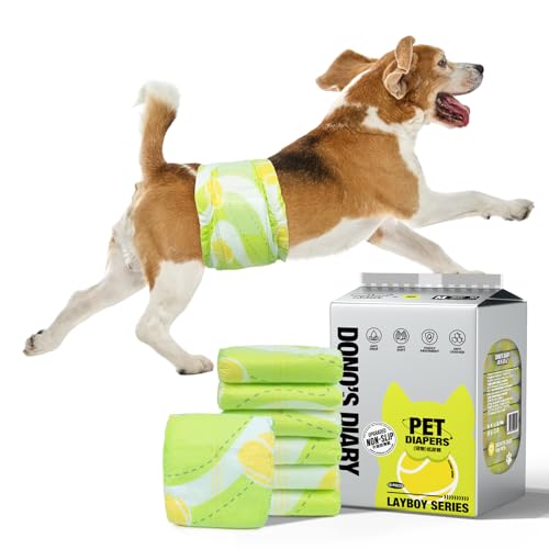 Dono Hundewindeln für Rüden, rutschfest, 20 Stück, Rüdenwindeln, Hunde Windeln, superabsorbierende Welpenwindeln für Inkontinenz, Reisen, XS, S, M, L Dono Hundewindeln für Rüden, rutschfest, 20 Stück, Rüdenwindeln, Hunde Windeln, superabsorbierende Welpenwindeln für Inkontinenz, Reisen, XS, S, M, L von Dono