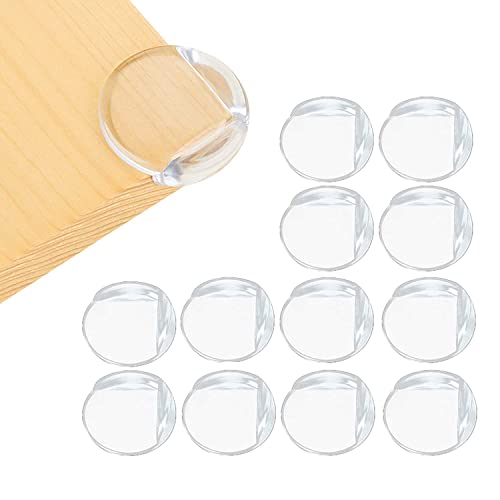 20 Stück Eckenschutz für Tisch, Eckenschutz und Möbel, transparenter Eckenschutz, für Babysicherheit, ungiftig, geruchsneutral, mit dauerhaftem Klebstoff (Round-Shape) von Donola