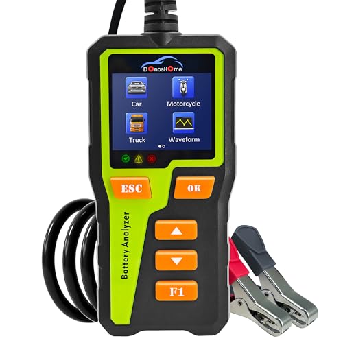 DonosHome 6V 12V 24V Autobatterietester DH310100-2000 CCA Lithium-Batterie-Tester 2-120AH Digitaler Batterietester für PKW-LKW ATV Auto Boot Motorrad mit 10 Sprachen DonosHome 6V 12V 24V Autobatterietester DH310100-2000 CCA Lithium-Batterie-Tester 2-120AH Digitaler Batterietester für PKW-LKW ATV Auto Boot Motorrad mit 10 Sprachen von DonosHome
