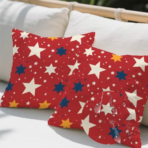 Outdoor Kissen 35x35 cm 2er Set Kissenbezug Stern Kissen Deko Kissenbezüge Atmungsaktiv Wetterfest, Quadrat Sofakissen Samtstoff Kissenhülle Geometrie Outdoorkissen für Couch Balkon Garten Deko e648 Outdoor Kissen 35x35 cm 2er Set Kissenbezug Stern Kissen Deko Kissenbezüge Atmungsaktiv Wetterfest, Quadrat Sofakissen Samtstoff Kissenhülle Geometrie Outdoorkissen für Couch Balkon Garten Deko e648 von Donpeer