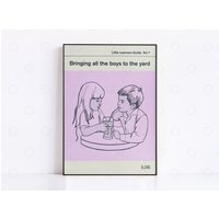 Vol 7. Bringing All The Boys To Yard - Musik Poster, Retro Buch Cover, Vintage Print, Witziges Zitat Hip Hop Print von DontGrowUpPrints