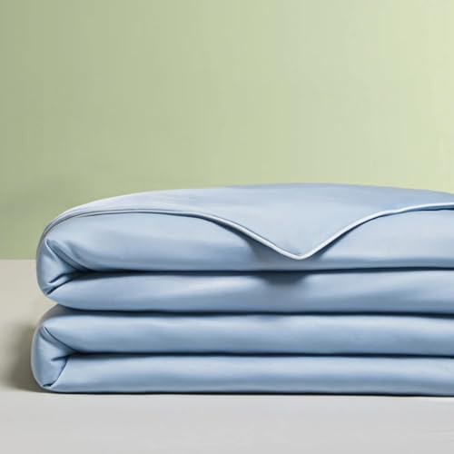 Anfaru Eisdecke, Anfaru ChillComfort Schlafdecke, Kühlende Decke Cooling Blanket for Summer, Q-Max>0.4, Doppelseitige Dünne Sommerdecke, Atmungsaktiv Tagesdecken (Crystal Blue,105 * 150 cm) von Donubiiu