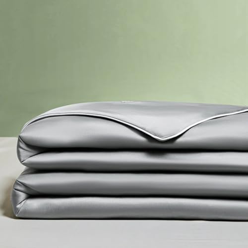 Anfaru Eisdecke, Anfaru ChillComfort Schlafdecke, Kühlende Decke Cooling Blanket for Summer, Q-Max>0.4, Doppelseitige Dünne Sommerdecke, Atmungsaktiv Tagesdecken (Raven Gray,150 * 200 cm) von Donubiiu