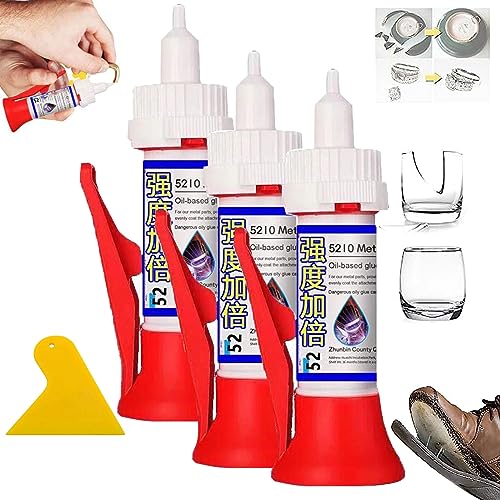 Donubiiu Leistungsstarker Lot-Multimaterial-Reparaturklebstoff, Metall-Keramik-Verglasungsmittel, Powerful Solder Multi-Material Repair Adhesive, kleber keramik metall wetterfest Hochfester (3PCS) von Donubiiu