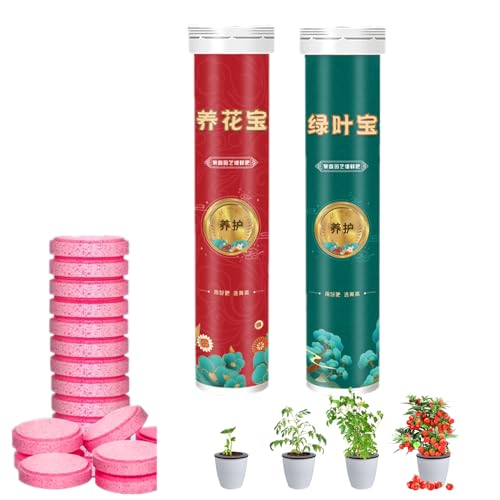 Donubiiu Universal Slow-Release Organic Fertilizer, 22/44/66Pack Home Gardening Universal Slow-Release Tablet Organic Fertilizer, Concentrated All-Purpose Fertilizer Organic Plant Food (2Pcs Mix) von Donubiiu