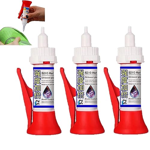 Leistungsstarker Lot-Multimaterial-Reparaturklebstoff,Powerful Solder Multi-Material Repair Adhesive, hochfester öliger Schweißkleber für Holz, Keramik, Leder, Kunststoff, Metall (3PCS) von Donubiiu