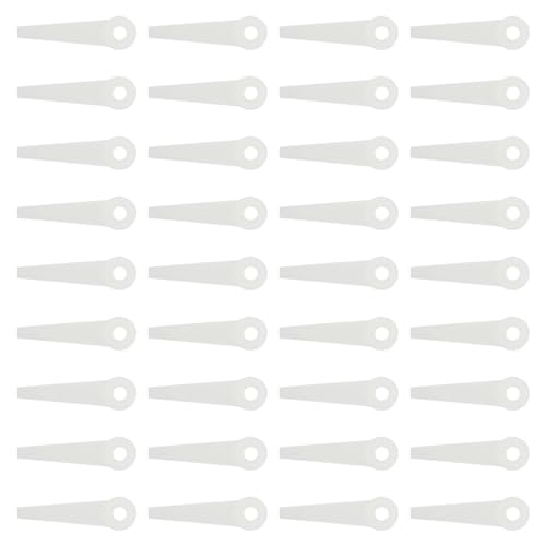 Ersatzmesser Rasentrimmer Ersatz Kunststoff Messer Set Rasenmäher Kunststoffmesser Trimmer Klinge Motorsense Ersatzklinge für Stihl Mähkopf alle PolyCut 5-3 6-3 7-3 10-3 20-3 40-3 41-3 Mähköpfe von Doo Engy