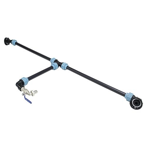 IBC Adapter Verbindungsset S60x6 IBC Tankverbindung Schlauch IBC Tank Verbinder 3/4" Schwananhals Wasserhahn Schlaucharmaturen Wassertank Verbindung Rohr Regentonne für Regenwassertanks IBC Container von Doo Engy