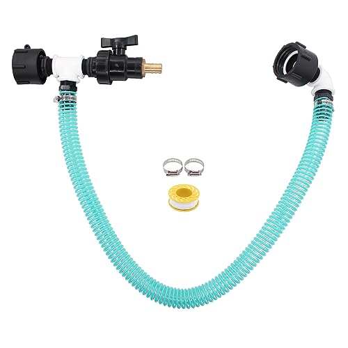 IBC Adapter Verbindungsset S60x6 IBC nebeneinander Tankverbindung Schlauch IBC Tank Verbinder DN 50 Schlaucharmaturen Wassertank Verbindung Rohr Regentonne Verbinder für Regenwassertank IBC Container IBC Adapter Verbindungsset S60x6 IBC nebeneinander Tankverbindung Schlauch IBC Tank Verbinder DN 50 Schlaucharmaturen Wassertank Verbindung Rohr Regentonne Verbinder für Regenwassertank IBC Container von Doo Engy