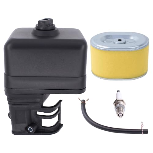 Luftfilter Luftfiltergehäuse Filter mit Deckel Zündkerze Kraftstoffleitung Rasenmäher Reiniger Ersatzfilter Vorfilter Gehäuse Abdeckung für Honda GX160 GX120 GX140 GX200 Motor 168F Serie von Doo Engy