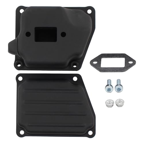 Schalldämpfer Auspuff Endschalldämpfer Auspuffanlage mit Dichtung und Schrauben Bolzen für Stihl 034 036 für Stihl MS 340 MS 360 für Stihl MS340 MS360 von Doo Engy