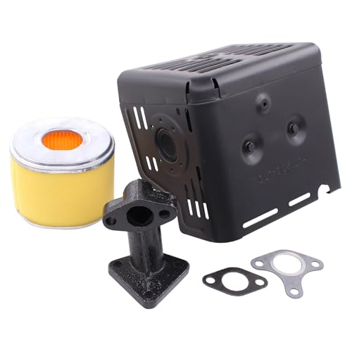 Schalldämpfer Auspuff Versammlung mit Luftfilter Auspuffrohr Dichtung Zündkerze Krümmer Motor Vorfilter Filter für Honda GX340 GX390 188 F GX 390 340 188F Generator Wasserpumpe Gokart Stromgenerator von Doo Engy