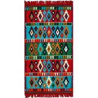 Kelim Teppich Traditionelles Muster | 80 X 150 cm von DoodleAngel123