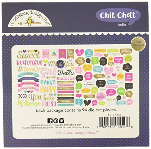 DOODLEBUG 5910 Hello Chit Chat, keine von Doodlebug