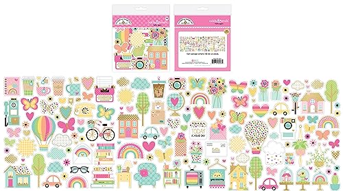 Doodlebug Odds & Ends Die-Cuts -Hello Again von Doodlebug