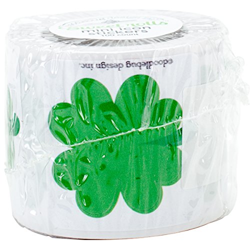 Pot o 'Gold Mini-Ikonen Aufkleber 100/Rolle Shamrock von Doodlebug