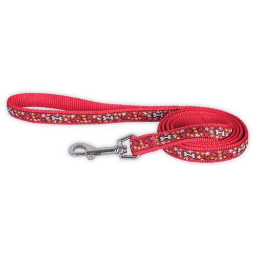 Doogy Ballade Hundeleine, 1,20 m x 10 mm, Rot von Doogy