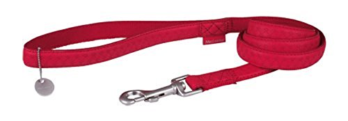 Doogy Blätter einfach MC Leder 20 mm rot/schwarz von Doogy