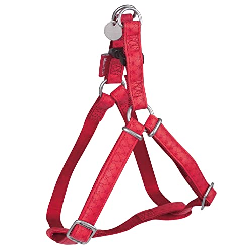 Doogy mc Lederband Geschirr 15 mm rot von Doogy