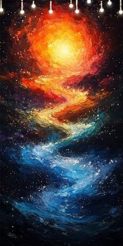 Malen Nach Zahlen Erwachsene Abstrakt Malen Nach Zahlen Sonne, DIY Handgemalt Ölgemälde Kit für Anfänger und Erwachsene Mit Pinseln und Acrylfarbe, Ohne Rahmen, Wanddeko Wohnzimmer 40X80cm W6-299 Malen Nach Zahlen Erwachsene Abstrakt Malen Nach Zahlen Sonne, DIY Handgemalt Ölgemälde Kit für Anfänger und Erwachsene Mit Pinseln und Acrylfarbe, Ohne Rahmen, Wanddeko Wohnzimmer 40X80cm W6-299 von Doontiny