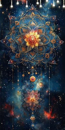 Malen Nach Zahlen Erwachsene Mandala Malen Nach Zahlen Sternenhimmel, DIY Handgemalt Ölgemälde Kit für Anfänger und Erwachsene Mit Pinseln und Acrylfarbe, Ohne Rahmen, Deko Wohnzimmer 80X160cm W6-303 Malen Nach Zahlen Erwachsene Mandala Malen Nach Zahlen Sternenhimmel, DIY Handgemalt Ölgemälde Kit für Anfänger und Erwachsene Mit Pinseln und Acrylfarbe, Ohne Rahmen, Deko Wohnzimmer 80X160cm W6-303 von Doontiny