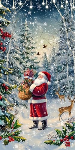 Malen Nach Zahlen Erwachsene Weihnachtsmann Malen Nach Zahlen Reh, DIY Handgemalt Ölgemälde Kit für Anfänger und Erwachsene Mit Pinseln und Acrylfarbe, Ohne Rahmen, Wanddeko Wohnzimmer 45X90cm W6-263 Malen Nach Zahlen Erwachsene Weihnachtsmann Malen Nach Zahlen Reh, DIY Handgemalt Ölgemälde Kit für Anfänger und Erwachsene Mit Pinseln und Acrylfarbe, Ohne Rahmen, Wanddeko Wohnzimmer 45X90cm W6-263 von Doontiny