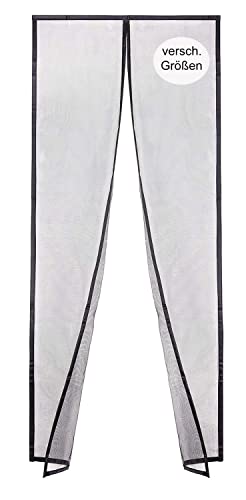 Fliegengitter Tür 85x210 cm – Door Easy Magnetvorhang ohne Bohren – Insektenschutz für Balkon & Terrassentür – verstärktes Kunststoffgewebe, windstabil & feinmaschig von Door easy