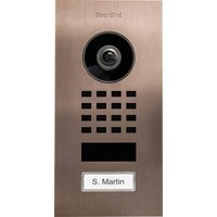 DoorBird D1101V Unterputz IP-Video-Türsprechanlage WLAN, LAN Außeneinheit Edelstahl V2A (gebürste DoorBird D1101V Unterputz IP-Video-Türsprechanlage WLAN, LAN Außeneinheit Edelstahl V2A (gebürste von DoorBird