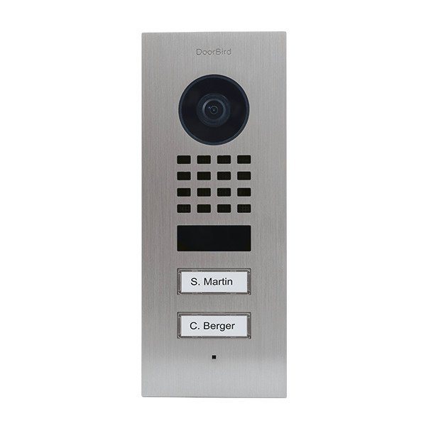 DoorBird D1102V IP Vid. Türst. V2A Edels. 2Ruftasten Unterputz Smart-Home-Zubehör DoorBird D1102V IP Vid. Türst. V2A Edels. 2Ruftasten Unterputz Smart-Home-Zubehör von DoorBird
