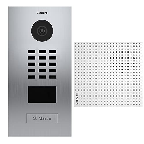 DoorBird D2101V-V2-EA EAU SALEE + A1061W D2101V Gegensprechanlage, Edelstahl von DoorBird