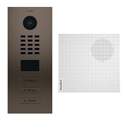 DoorBird - Kit portier vidéo IP 3 Sonnettes + Support + Carillon KIT D2103BV + A1061W DoorBird - Kit portier vidéo IP 3 Sonnettes + Support + Carillon KIT D2103BV + A1061W von DoorBird