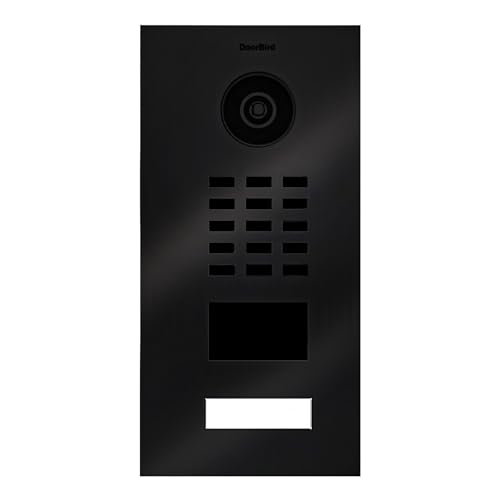 DoorBird D2101V IP Video Türstation, Bronze-Optik gebürstet | Video-Türsprechanlage mit 1 Ruftaste, RFID, HD-Video, Bewegungssensor von DoorBird