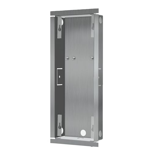 DoorBird D2101KV/D2102FV Fingerprint 50/D2102FV EKEY/D2101FV EKEY sLine/D2102FV EKEY sLine Unterputz Montagerückgehäuse, Edelstahl V2A | Gehäuse für Video-Türsprechanlage von DoorBird