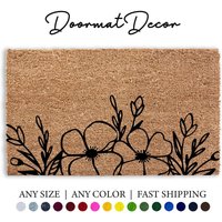 Frühling Floral Kokos Fußmatte Perfekte Verlobung Hochzeit Geschenk Outdoor Willkommen Matte Für Wohnkultur Frühling Floral Kokos Fußmatte Perfekte Verlobung Hochzeit Geschenk Outdoor Willkommen Matte Für Wohnkultur von DoormatDecor
