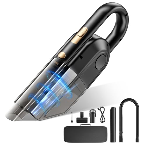 Doovasen Handstaubsauger 15000PA Leistungsstarker multifunktionaler Handstaubsauger mit HEPA-Filter und Edelstahlfilter, geeignet für Zuhause, Auto, Büro, Tisch, Tierhaare von Doovasen