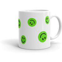 Grüne Smilies Tasse von DoozyDeco